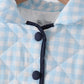 Blue gingham jacket