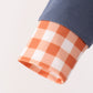 Navy goose applique bubble