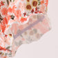 Green floral ruffle bubble