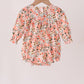 Green floral ruffle bubble