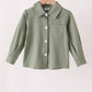 Green Pocket Button Down Shirt