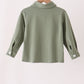 Green Pocket Button Down Shirt