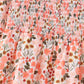 Floral smocked mom dress