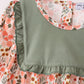 Green Floral Ruffle Pants Set