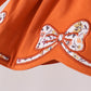 Orange floral ruffle bloomer set