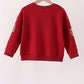 Rust turkey sequin mom&me top