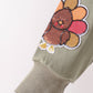 Green turkey sequin mom&me top