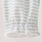 Sage santa applique stripe romper