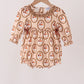 Brown goose pumpkin ruffle bubble