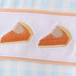 Pumpkin Pie Embroidery Gingham Bubble