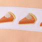 Pumpkin Pie Bow Embroidery Gingham Pants Set