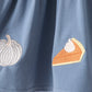 Pumpkin Pie Bow Embroidery Ruffle Pants Set