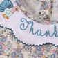 Blue turkey embroidery dress
