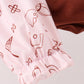 Brown touchdown football embroidery bloomer set