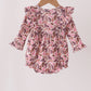 Pink leopard rufle bubble
