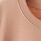 Brown deer embroidery top