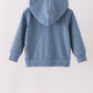 Blue Howdy Y'ALL boots embroidery hoodie