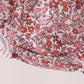 Maroon thankful floral leaves embroidey bubble