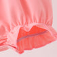 Pink turkey smocked bow bubble