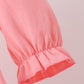 Pink turkey embroidery dress