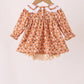 Fall floral print bubble