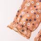 Fall floral print pants set