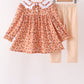 Fall floral print pants set