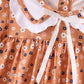 Fall floral print dress