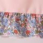 Pink Chicken Applique Ruffle Pants Set
