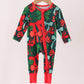 Forest Bow Zip Bamboo Romper