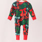 Forest Bow Zip Bamboo Romper