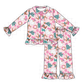 Pink Cowboy Ruffle Bamboo Pajama Set