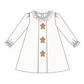 Pink Gingerbread Embroidery Ruffle Dress