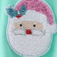 Mint Santa Sequin Mom&me Top