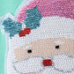Mint Santa Sequin Mom&me Top