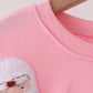 Pink Santa Sequin Top