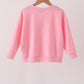 Pink Santa Sequin Top