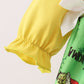 Green Grinch French Knot Bow Bubble