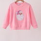 Pink Santa Sequin Top