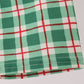 Red Holly Jolly Embroidery Plaid Pants Set