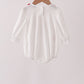 White Santa Baby French Knot Ruffle Bubble
