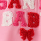 Pink Santa Baby French Knot Mom&me Top