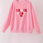 Pink Santa Baby French Knot Mom&me Top