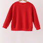 Red Candy Cane Sequin Top