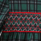Forest Plaid Smocked Bow Bubble