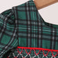 Forest Plaid Smocked Bloomer Set