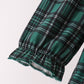 Forest Plaid Smocked Pants Set