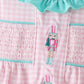Pink Nutcracker Smocked Ruffle Bloomer Set
