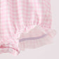 Pink Nutcracker Smocked Ruffle Bubble