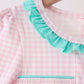 Pink Nutcracker Smocked Ruffle Pants Set
